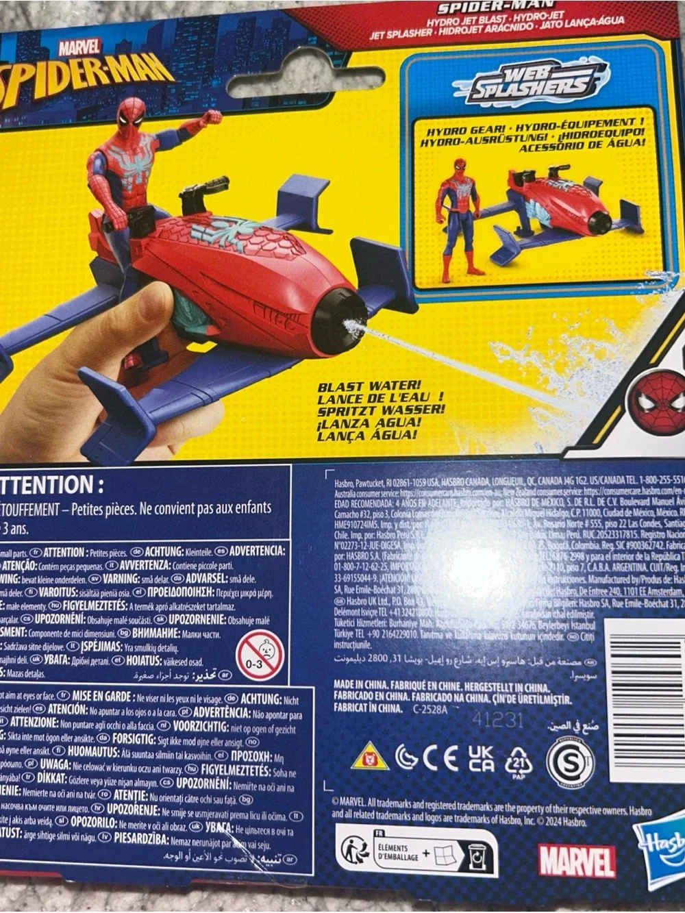MARVEL SPIDER-MAN WEB SPLASHERS SPIDER-MAN HYDRO JET BLAST